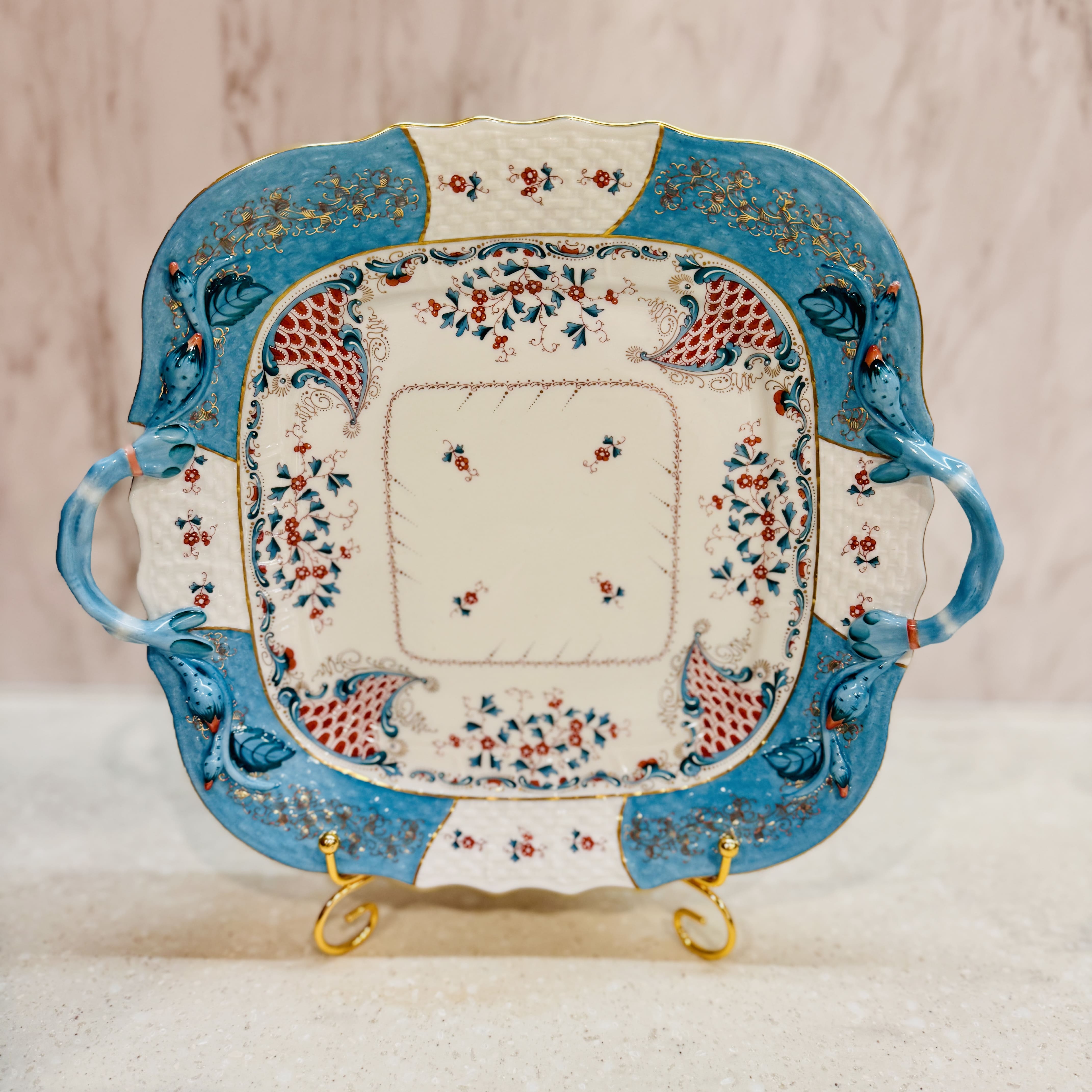 ヘレンド トゥッピーニの角笛 サービングプレート