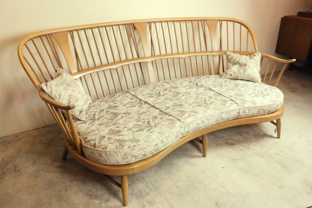 イギリス 激レア!! アーコール社 ercol チェアメイカーズ3シーター