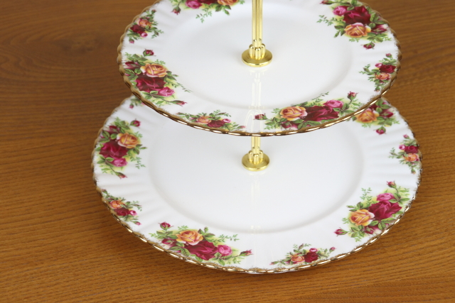 ロイヤルアルバート ROYAL ALBERT オールドカントリーローズ 3段ケーキ