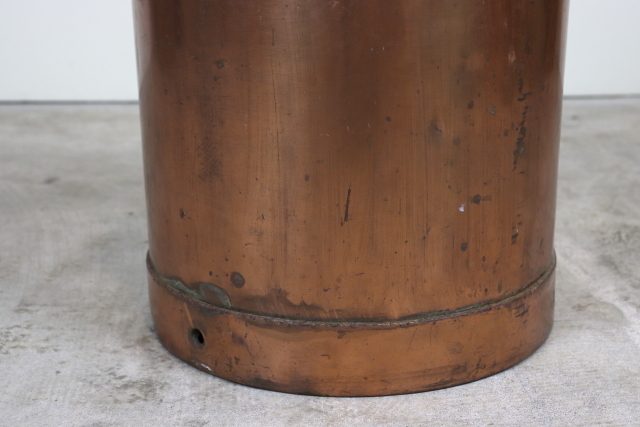 イギリス アンティーク ミルク缶 銅製 す108-1