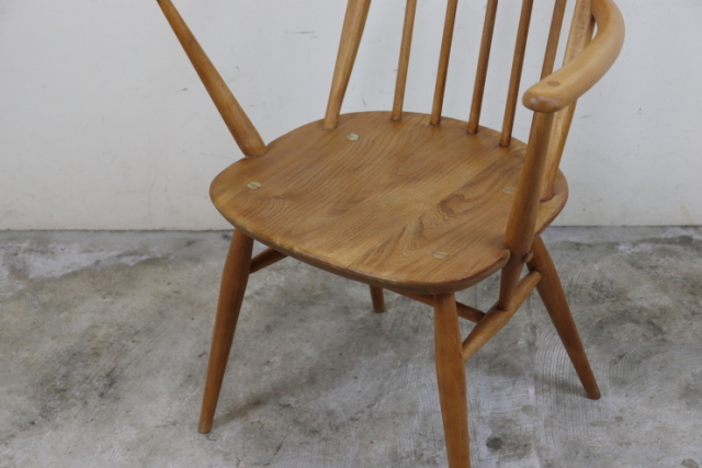 イギリス アーコール ercol クエーカーアームチェア さ7-3