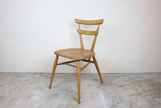 イギリス アーコール社 ercol スタッキングチェア グリーンドット ち1-7