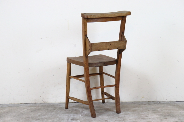 チャーチチェア 聖書入れ付 イギリス ち56-3