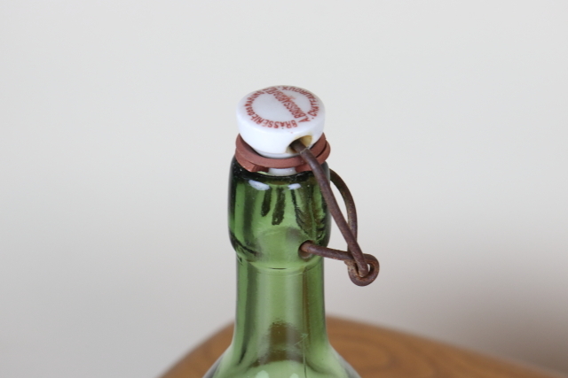 フランス ヴィンテージ ビール瓶 ガラスボトル