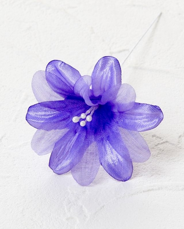 アートフラワーパーツ・染花 ・布花】シェリー／レッド 造花 アート