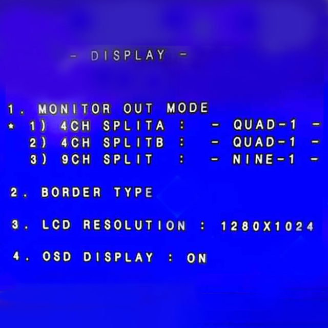 TQS-C9V | CVBS(アナログ)信号用VGA出力搭載画面9分割器【3D