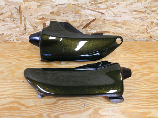 ゼファー400Z2仕様外装キット タイガー（グリーン/イエロー）