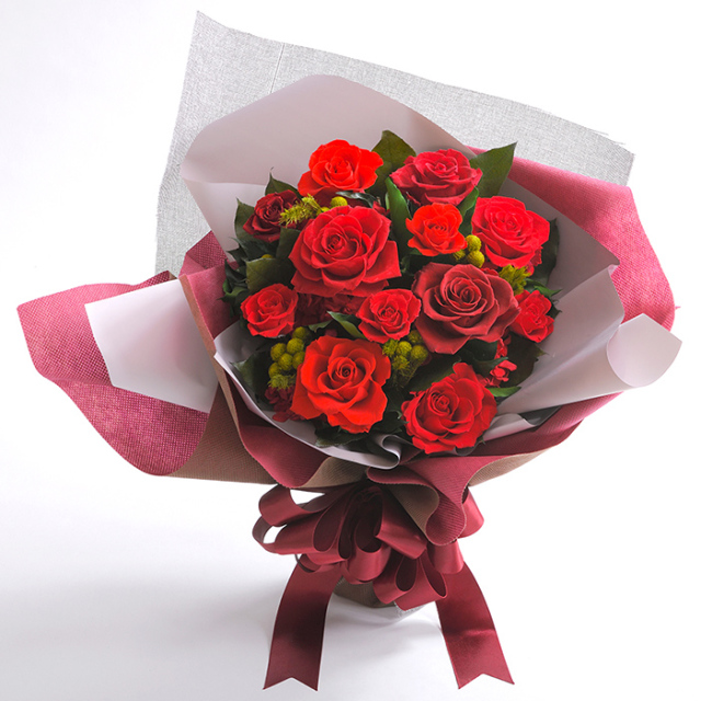 プリザーブドフラワー スタンド花束M