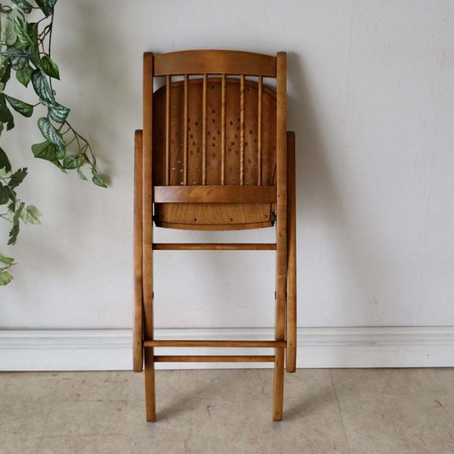 複数購入割引⭕️ 二脚セット アンティーク フォールディングチェア