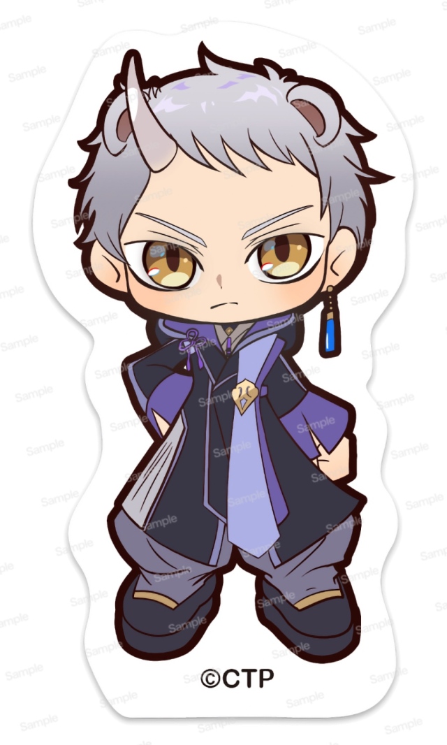 超かぐや姫！ 耐光・耐水ステッカー 駒沢雷