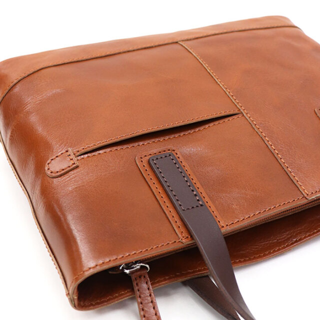 DOUBLES ダブルス レザートートバッグ 手揉み牛革×ヌメ牛革 ANX-1426