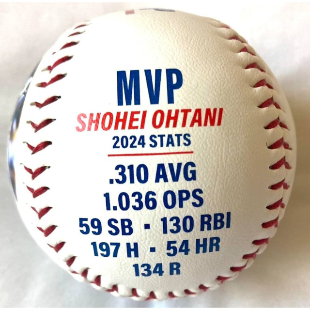 MLB公式フォト2枚セット 寄せ書きサイン入り記念ボール