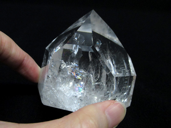 高品質】 天然水晶 レインボー（虹入り） クリスタル ポイント 天然石