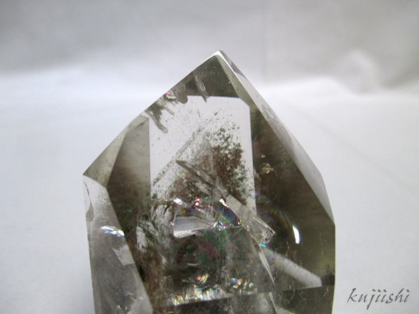 レインボーファントムガーデンクォーツ ポイント 天然石専門店【鬮石】