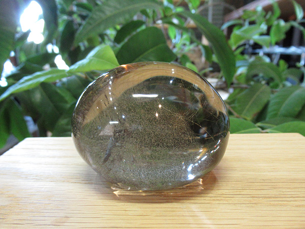 高品質 ファントム ルチル ガーデンスモーキークォーツ 原石ポリッシュ