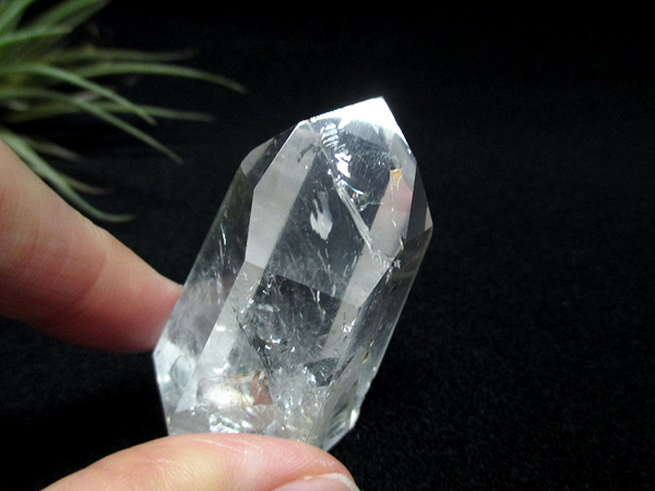 クォーツインクォーツ 貫入水晶 ポイント 原石 天然石専門店【鬮石】