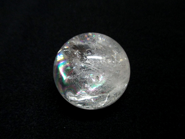 天然水晶 レインボークォーツ 丸玉 天然石専門店 販売/鬮石