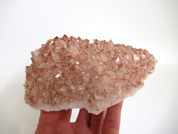 リチウム レッドクォーツ 水晶 クラスター 原石 | 天然石専門店【鬮石】