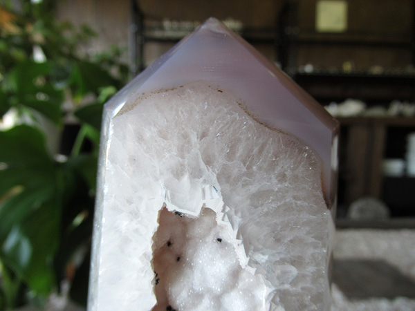 ドゥルージーアメジスト×アゲート(瑪瑙) ジオード ポリッシュ | 天然石