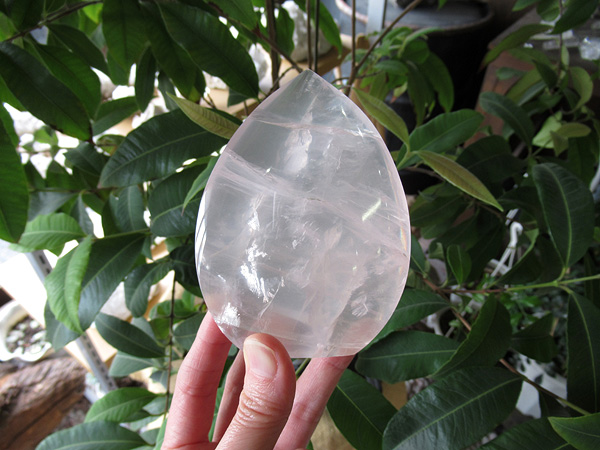 ローズクォーツ ポイント 紅水晶 | 天然石専門店 【鬮石】