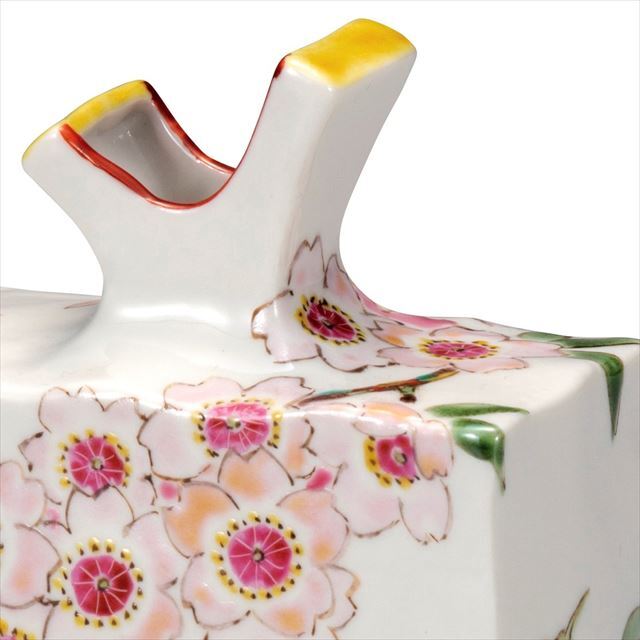 九谷焼 川田稔 薔薇 イエロー 黄 バラ 花瓶 【公式通販】