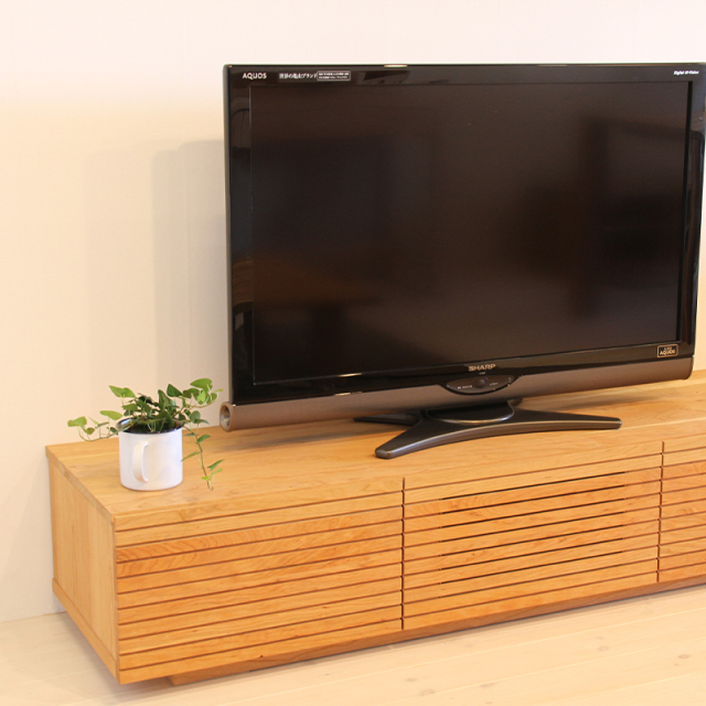 サイズオーダー可】天然木、無垢材使用テレビボード 風雅／FUUGA-W1500