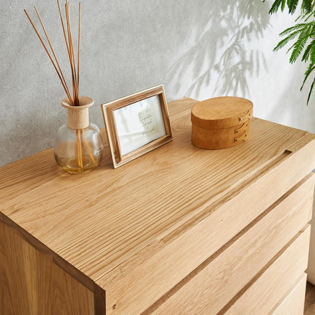 ハイチェスト 彩美／SAIBI-W750（ホワイトオーク-シンプル）md