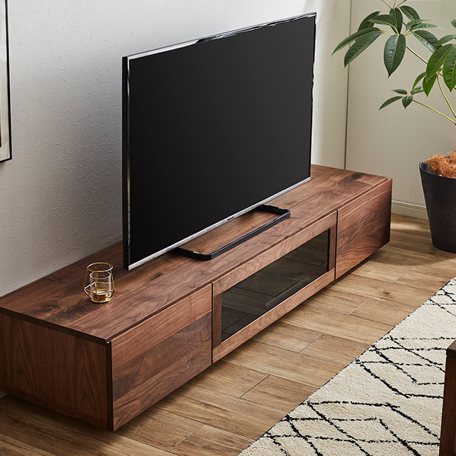 サイズオーダー可】天然木、無垢材使用テレビボード 凛／RIN-W1800