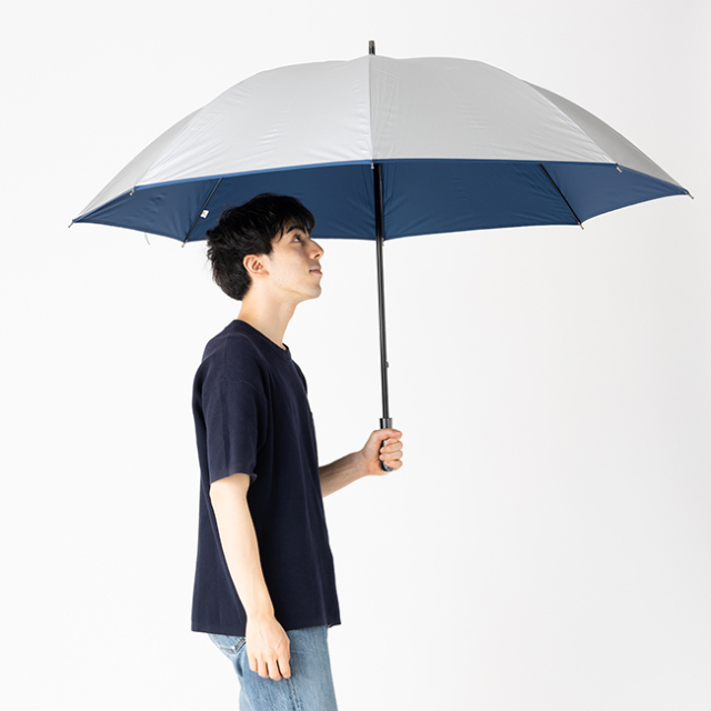 ゴルフ傘 シルバーキングサイズ手開き｜日傘専門店【リーベン】