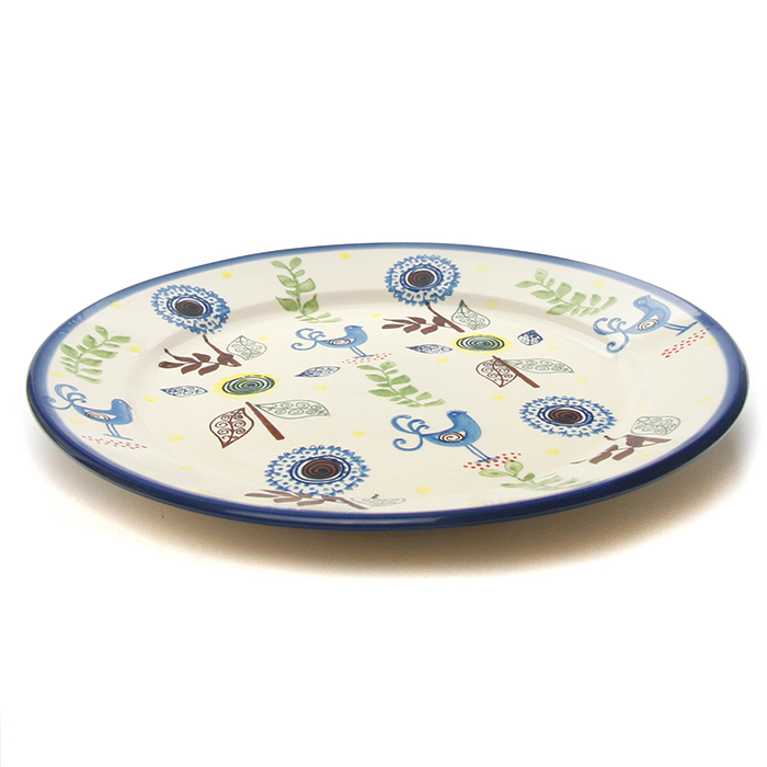 ピザプレート（φ25cm）ポーリッシュ・ポタリー（ポーランド食器）