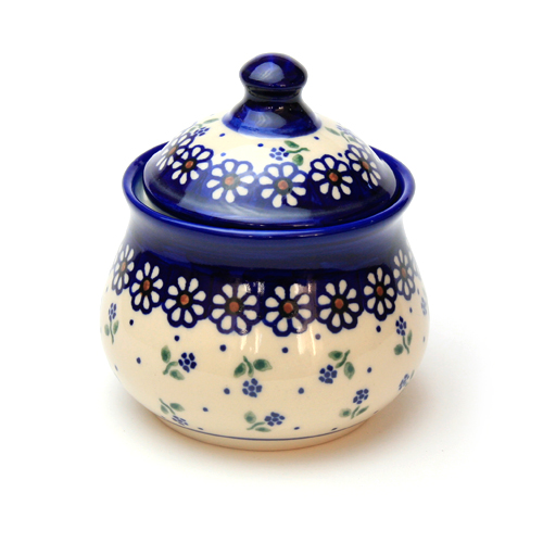 シュガーポット(VENA)ポーリッシュポタリー(ポーランド食器)