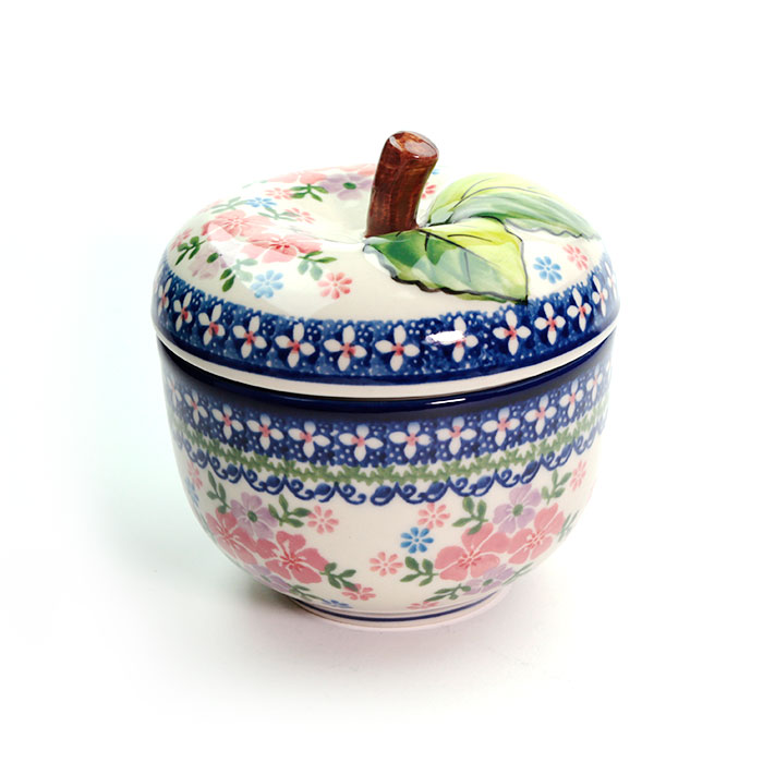 りんごポット・ポーリッシュポタリー(ポーランド食器)