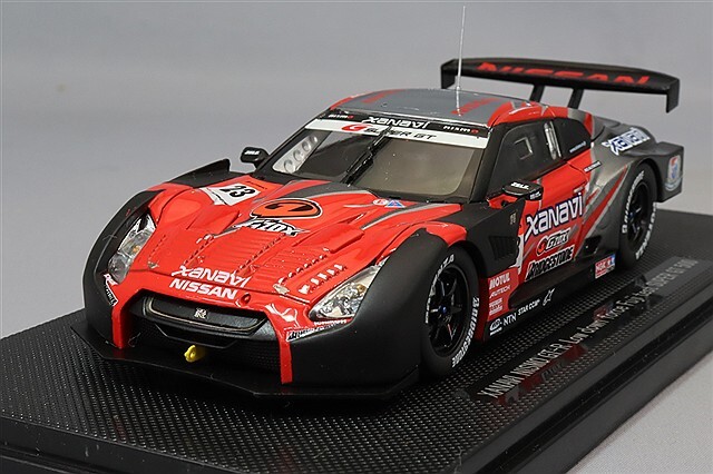 エブロ 1/43 ザナヴィ ニスモ GT-R ローダウンフォース 2008 スーパー