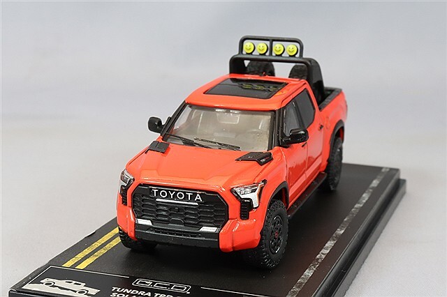 DiecastTalk特注】 GCD 1/64 トヨタ タンドラ TRD PRO ソーラーオクタン