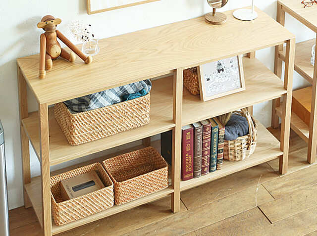 オープンシェルフ form（フォーム）ナチュラル 120cm｜北欧