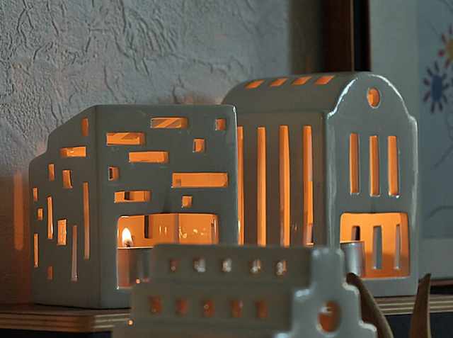 Kahler Urbania（ケーラー アーバニア）キャンドルホルダー ブラック