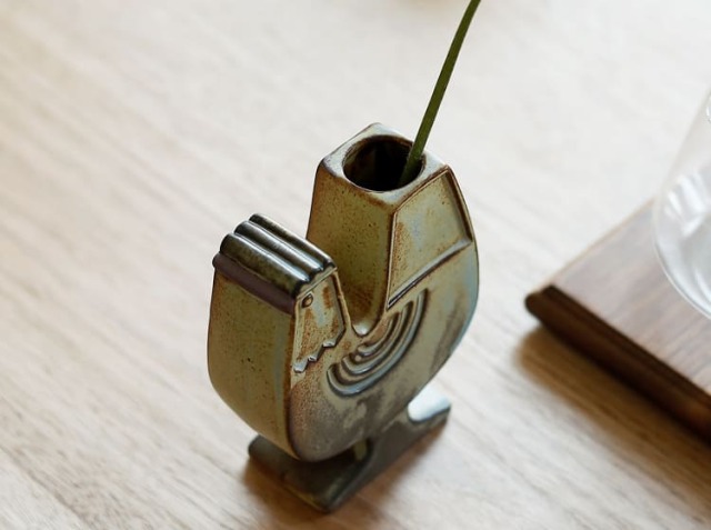 フラワーベース かしわ窯 chicken｜北欧・ヴィンテージインテリア