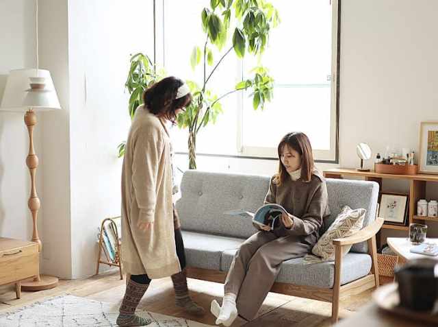 3人掛けソファー Henry（ヘンリー）グレータイプ｜北欧・ヴィンテージ