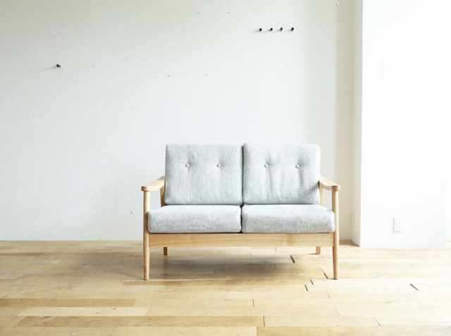 2人掛けソファー Henry（ヘンリー）グレータイプ｜北欧・ヴィンテージ