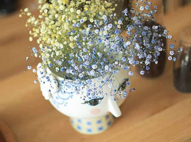 Bjorn Wiinblad（ビヨン・ヴィンブラッド） フラワーポット／ブルー