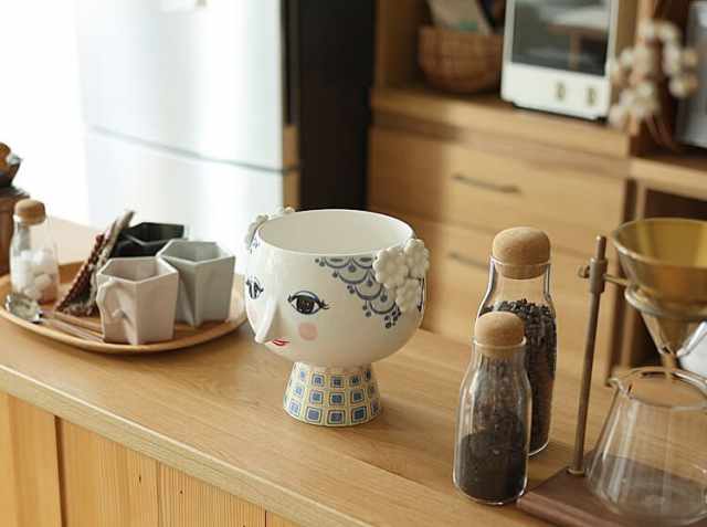 Bjorn Wiinblad（ビヨン・ヴィンブラッド） フラワーポット／ブルー