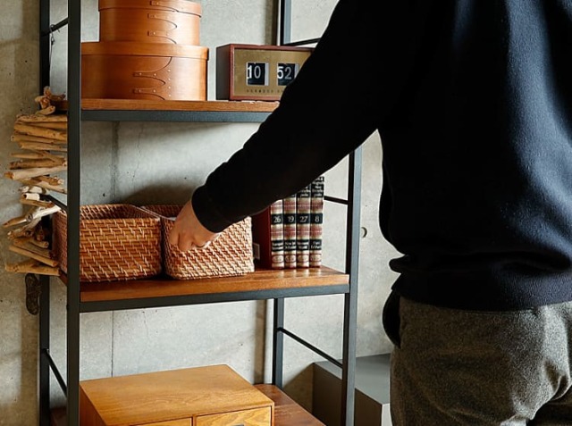 ZAGA（ザガ） オープンラック 幅60cm 5段タイプ｜北欧・ヴィンテージ