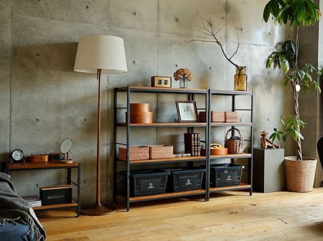 ZAGA（ザガ） オープンラック 幅60cm 4段タイプ｜北欧・ヴィンテージ