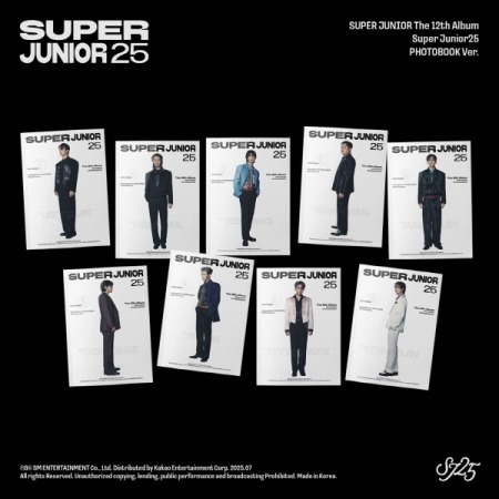 SUPER JUNIOR 12th Full Album「Super Junior 25」【PHOTOBOOK ver.】