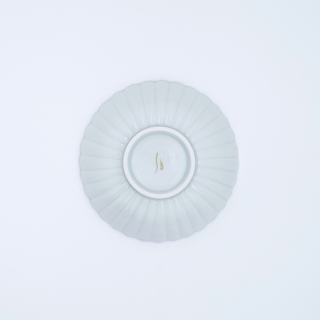 菊割鉢(中)(白)｜空萌工房(そらもえこうぼう)｜田口紀美子