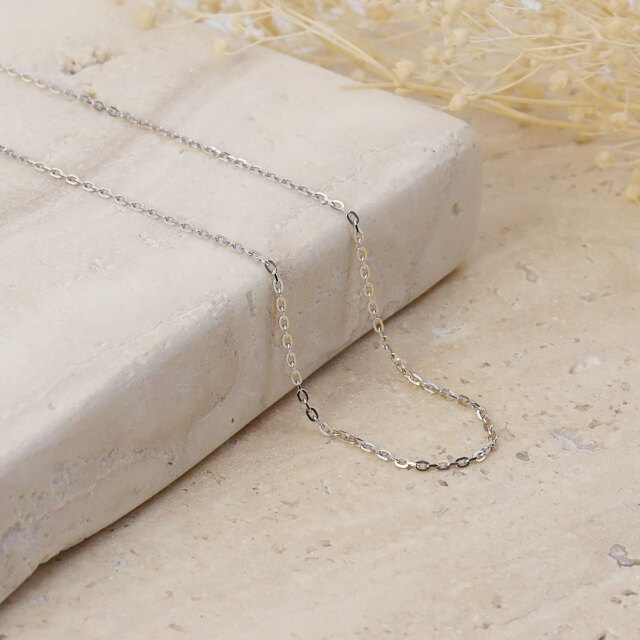 ゴールド チェーン ネックレス 18金 K18 小豆 あずき アズキ ピアット