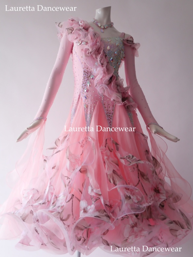 社交ダンスドレス・衣装】ST21066 スタンダード/モダン 高級仕様