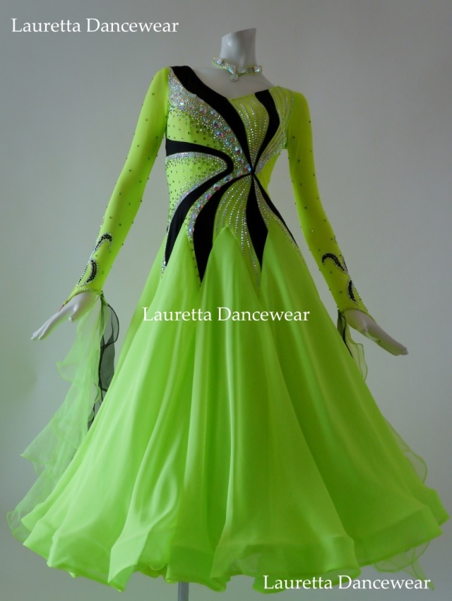 社交ダンスドレス・衣装】ST21014 スタンダード/モダン 高級仕様