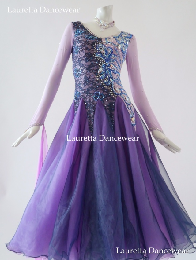 ST20979 ラウレッタダンスウエア 社交ダンスドレス スタンダード