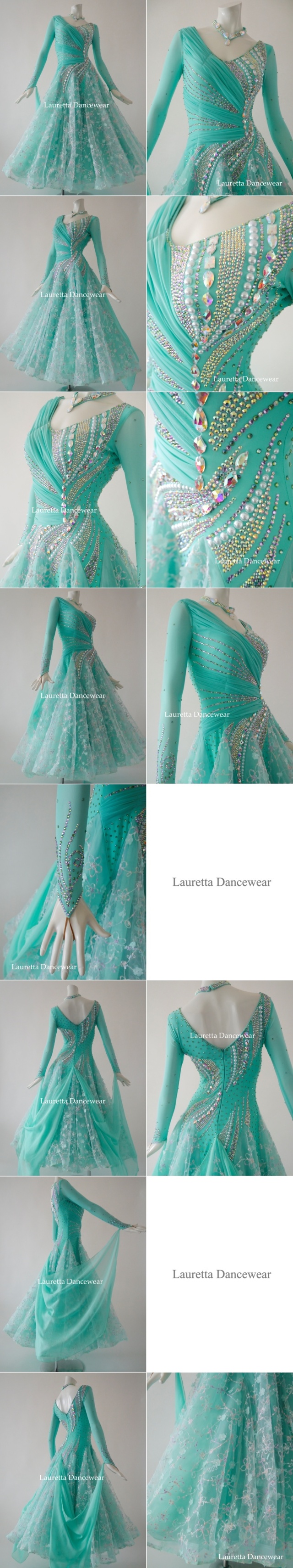 社交ダンスドレス・衣装】ST21031 高級仕様 スタンダード/モダン